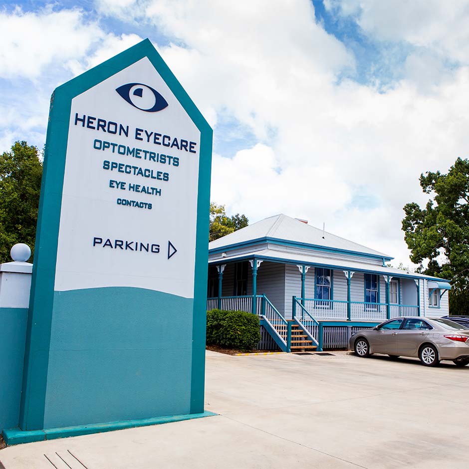 Exterior of the Heron Eyecare building